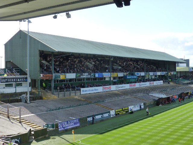 The Grandstand During the Match